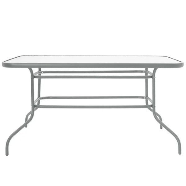 Metal table VALOR 140x80cm gray
