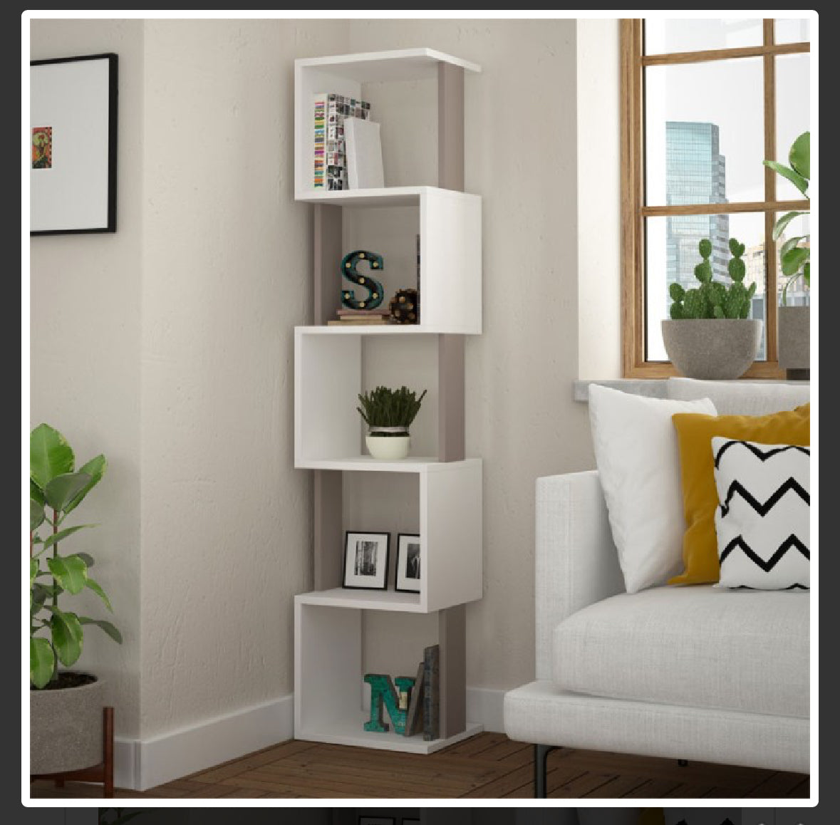Piri shelf white