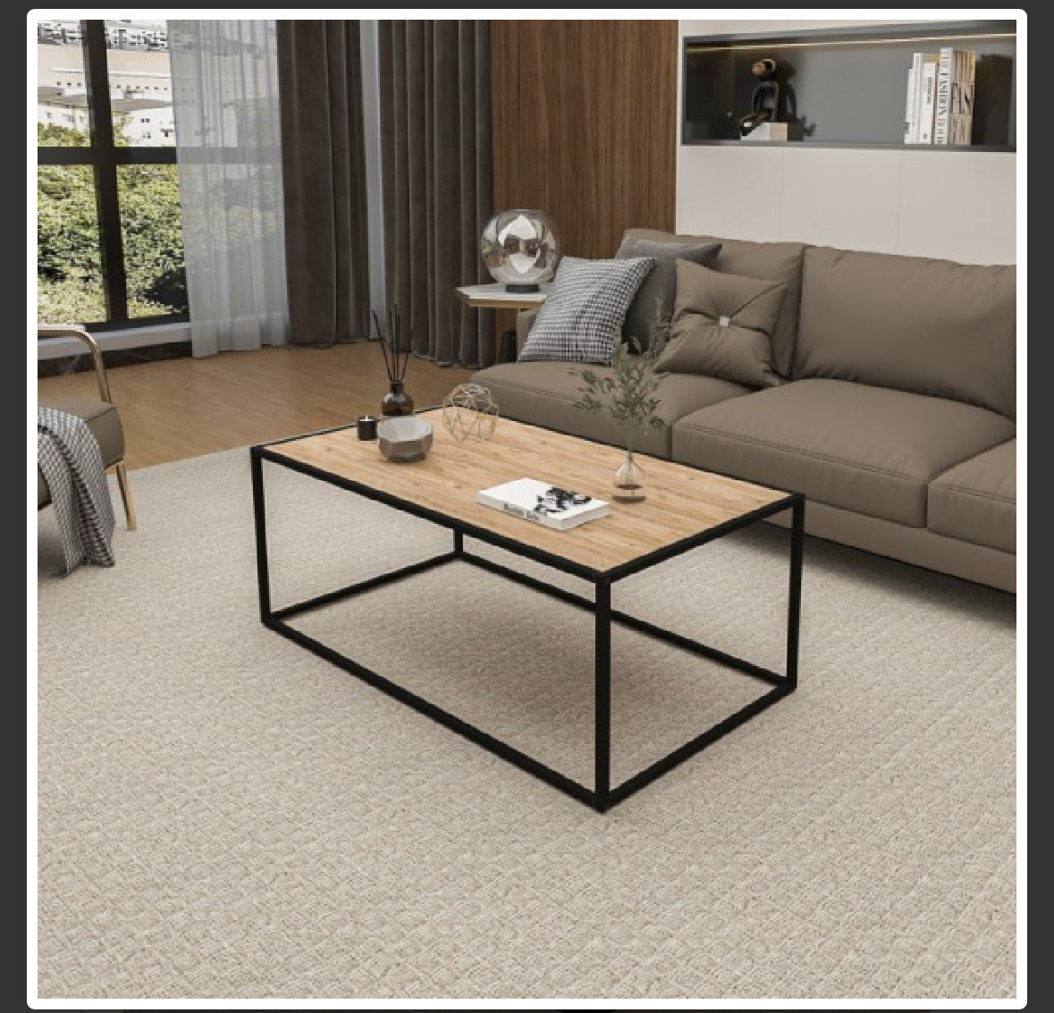 Club table Lisbon - Oak