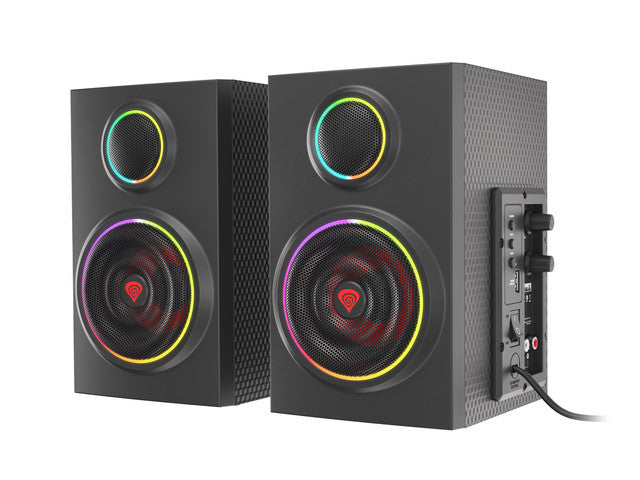 Speakers 2.0 Genesis Helium 300BT ARGB w/Bluetooth Gaming