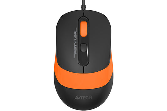 Mouse A4 FM10S Silent USB Orange