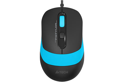 Mouse A4 FM10S Silent USB Blue