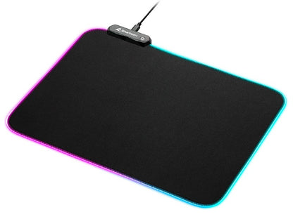 Mouse Pad Sharkoon 1337 RGB V2 Gaming 360x270x3 mm Black