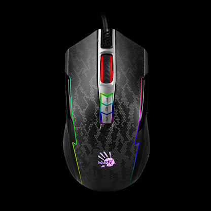 Mouse A4 P93S Bloody Gaming RGB USB Stone Black Activated