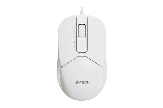 Mouse A4 FM12S Silent 1200 DPI USB White