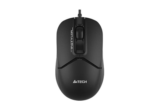 Mouse A4 FM12S Silent 1200 DPI USB Black