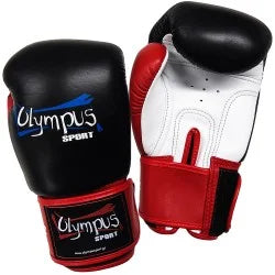 Boxing Gloves Olympus by RAJA Genuine Leather Tricolor