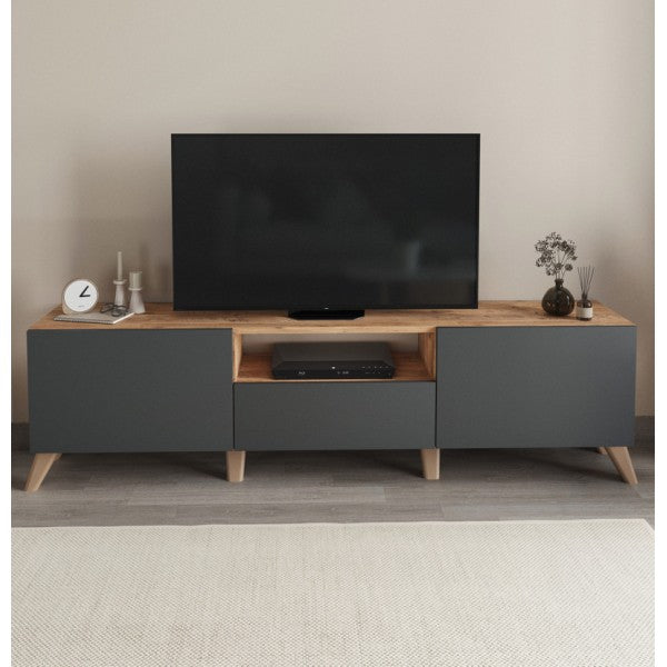 Living room set Malme - Anthracite / Pine