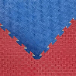 Floor Mat Tatami Foam WT 100x100x2.5cm Blue Red