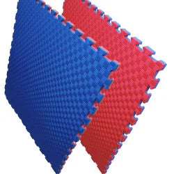 Tatami Puzzle Mat MULTISPORT EVA Foam Reversible 100x100x2cm Blue/Red