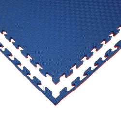 Tatami Puzzle Mat MULTISPORT EVA Foam Reversible 100x100x2cm Blue/Red