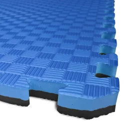 Tatami Puzzle EVA Foam MULTI REVERSIBLE 100 x 100 x 2.6cm blue/black