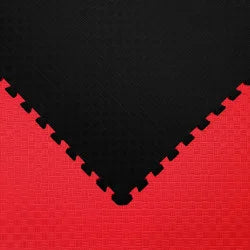 Tatami Puzzle EVA Foam MULTI REVERSIBLE 100 x 100 x 2.6cm  Black/Red