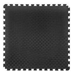 Tatami Puzzle EVA Foam MULTI SINGLE 100 x 100 x 1.3cm Black