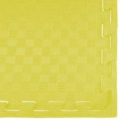 Tatami Puzzle EVA Foam MULTI SINGLE 100 x 100 x 1.3cm Yellow