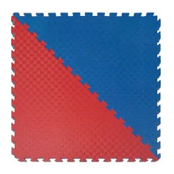 Tatami Puzzle EVA Foam MULTI REVERSIBLE OCTAGON 100 x 100 x 2.6cm Blue Red