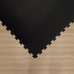 Tatami Puzzle Mat Foam JY Wooden Profile 2.5cm Wood/Black