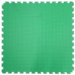 Tatami Puzzle Mat Foam JY 100x100x2.5cm – Square Pattern Blue Green