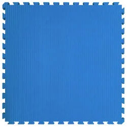 Tatami Puzzle Mat Foam JY 100x100x2.5cm - Wave Pattern Yellow Blue