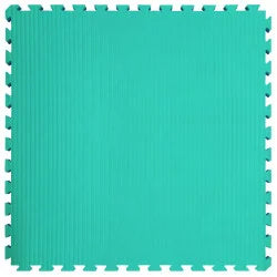 Tatami Puzzle Mat Foam JY 100x100x2.5cm - Wave Pattern  Blue/Green