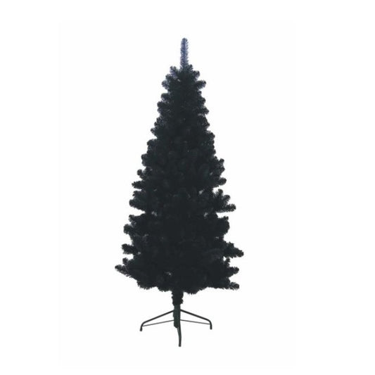 New Year PVC TREE 185 CM BLACK SLIM LINE