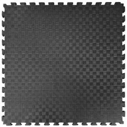 Tatami Puzzle Mat ECONOMY EVA Foam 2cm Black / Silver