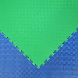 Tatami Puzzle Mat ECONOMY EVA Foam 2cm Blue / Green