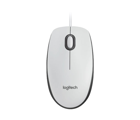 Mouse Logitech Optical M100 USB White