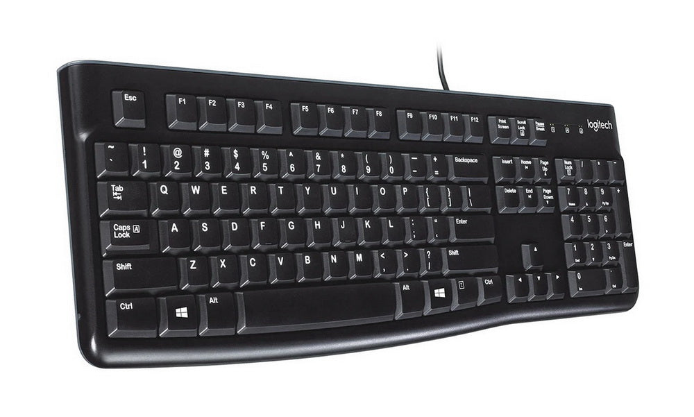 Keyboard Logitech Business K120 USB Black Slim