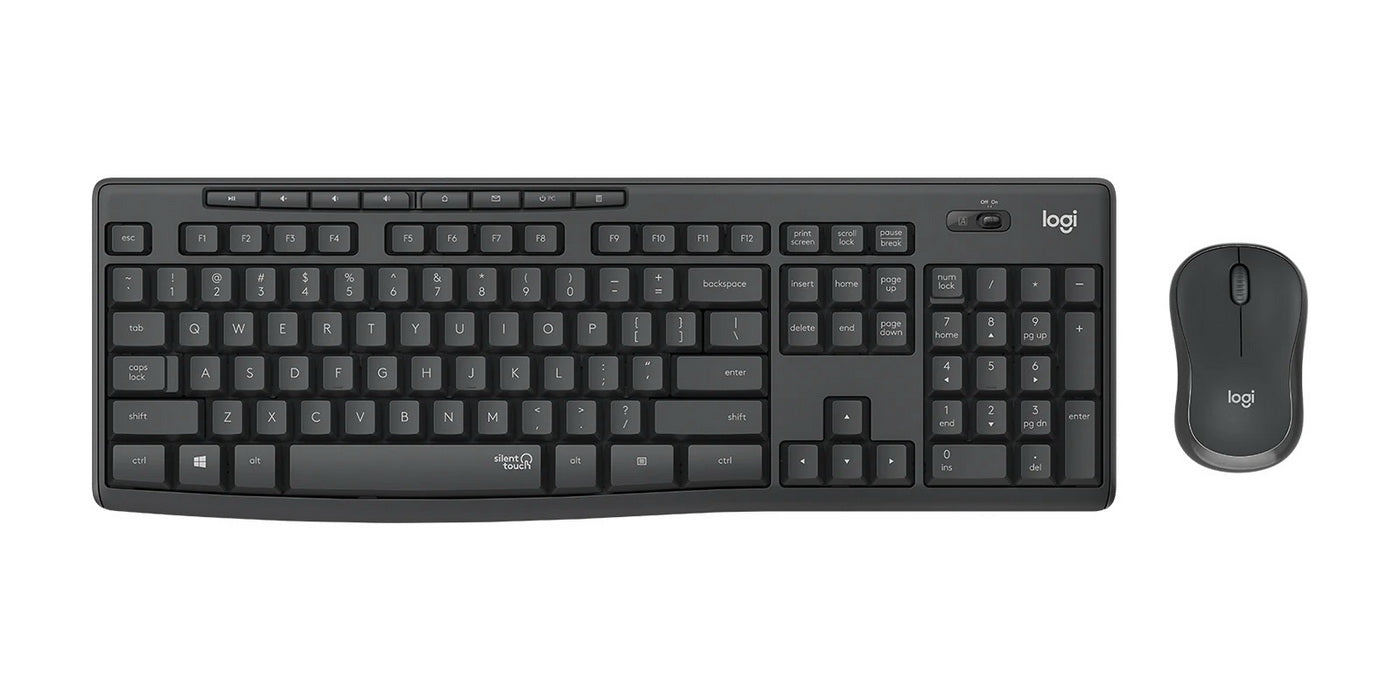 Keyboard Logitech Wireless Desktop MK295 Combo w/Mouse Silent