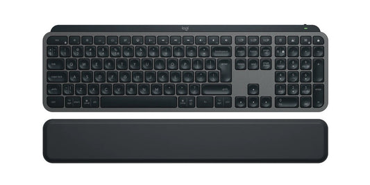 Keyboard Logitech Wireless Desktop MX Keys S Plus Graphite w/Palm rest