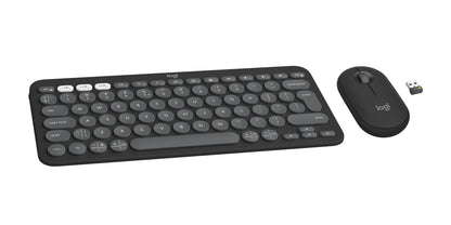 Keyboard Logitech Wireless Pebble 2 Combo w/Mouse Graphite