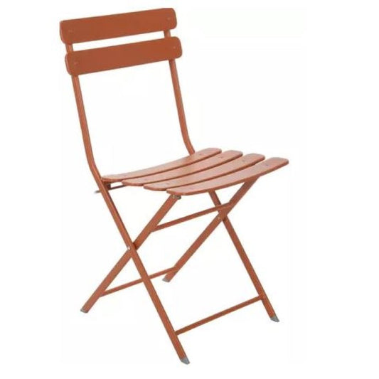 BISTRO CHAIR METAL TERRACOTTA