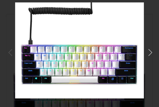 Keyboard Sharkoon SKILLER SGK50 S4 60% Mechanical Gaming w/RGB Illumination - Brown Switch