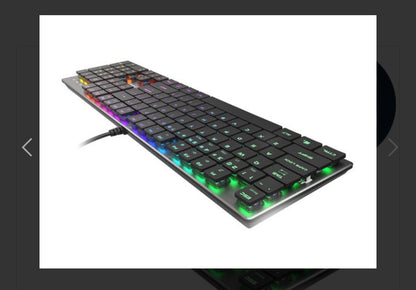 Keyboard Genesis Gaming Thor 420 Mechanical Content Slim Blue Switch RGB Backlight