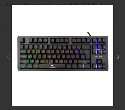 Keyboard Barracuda Gaming Krill TKL RGB Black