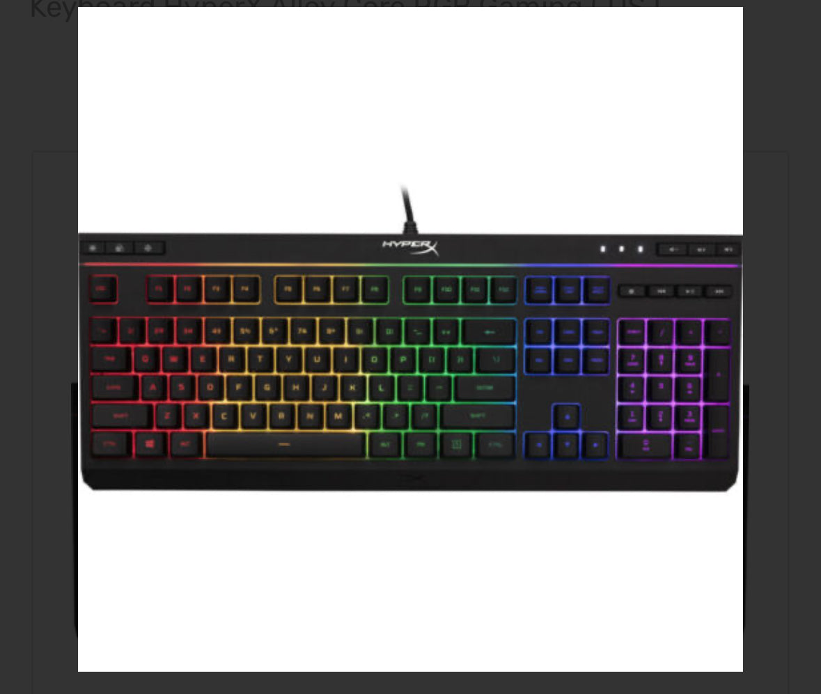 Keyboard HyperX Alloy Core RGB Gaming ( US Layout )