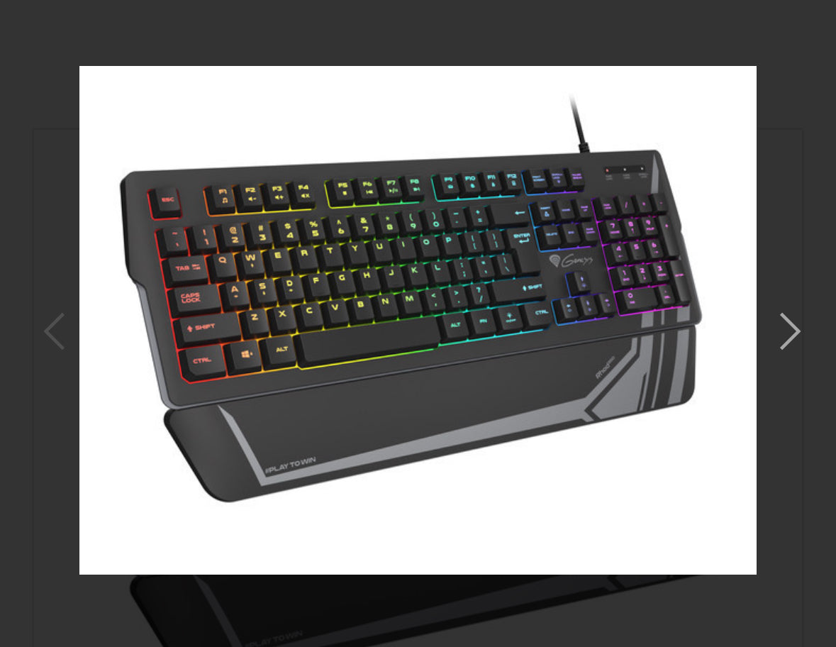 Keyboard Genesis Gaming RHOD 350 RGB Backlight