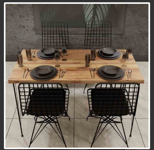 Dining table with metal legs Sotto