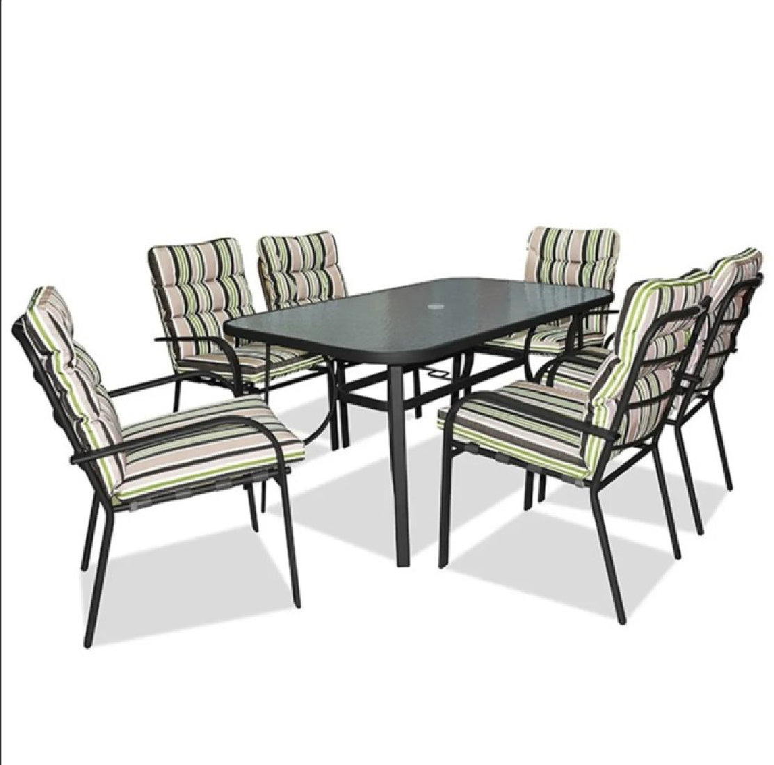 Set of table and 6 chairs MALENA