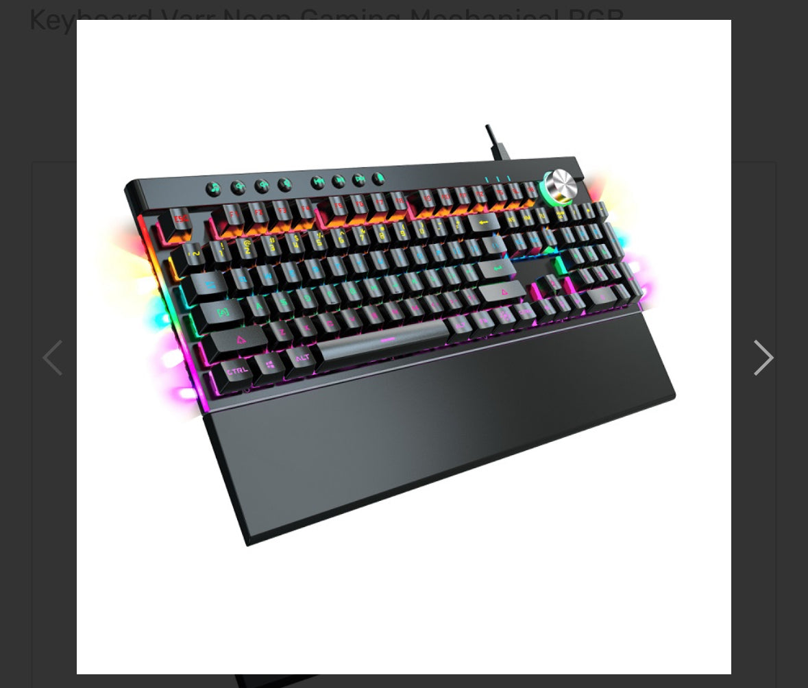 Keyboard Varr Neon Gaming Mechanical RGB