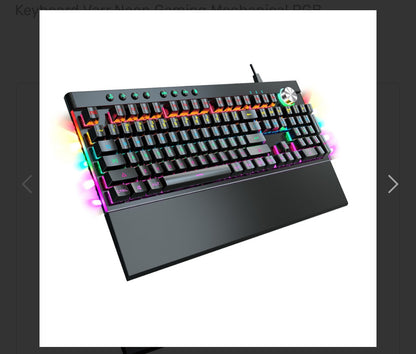 Keyboard Varr Neon Gaming Mechanical RGB