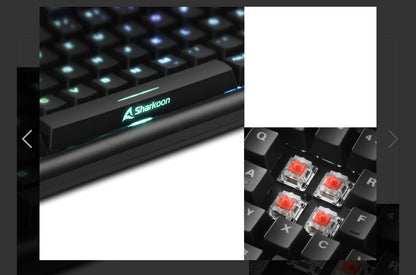 Keyboard Sharkoon SKILLER SGK30 Mechanical Gaming w/RGB - Huano Red Switch