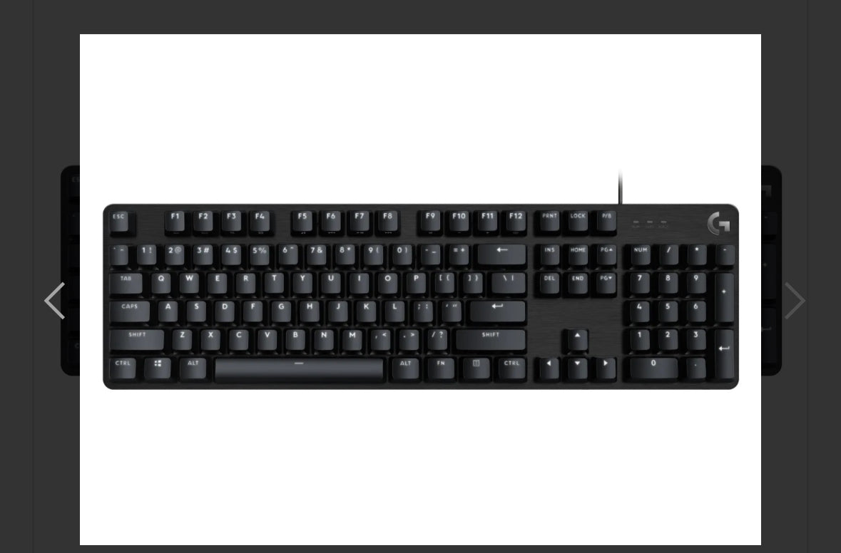 Keyboard Logitech Gaming G413 SE Mechanical Backlight Black