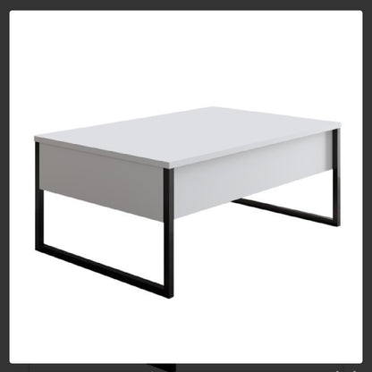 Club table Luxe - White, Black