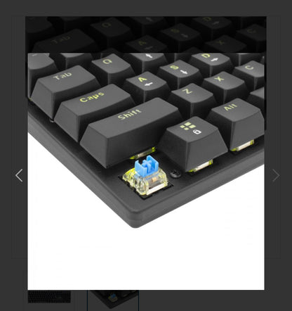 Keyboard White Shark Gaming Commandos Elite Mechanical RGB Blue Switch