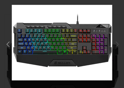 Keyboard Sharkoon SKILLER SGK4 Gaming Rubber Dome w/N-Key Rollover / RGB 6 zones Illumination