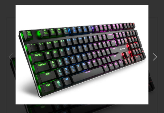 Keyboard Sharkoon PureWriter RGB Mechanical Gaming w/RGB Illumination - Kailh Red Switch