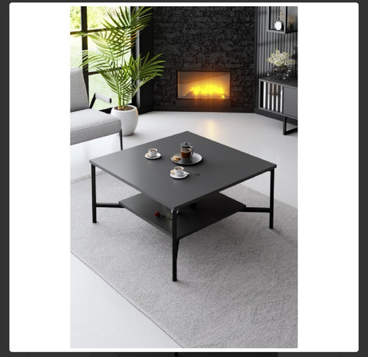 Club table Black Line - Anthracite, Black