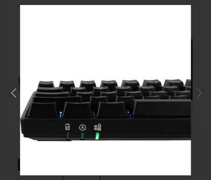 Keyboard White Shark Gaming Premium Kaiken 60% Mechanical RGB Black Red Switch BT 2.4GHz